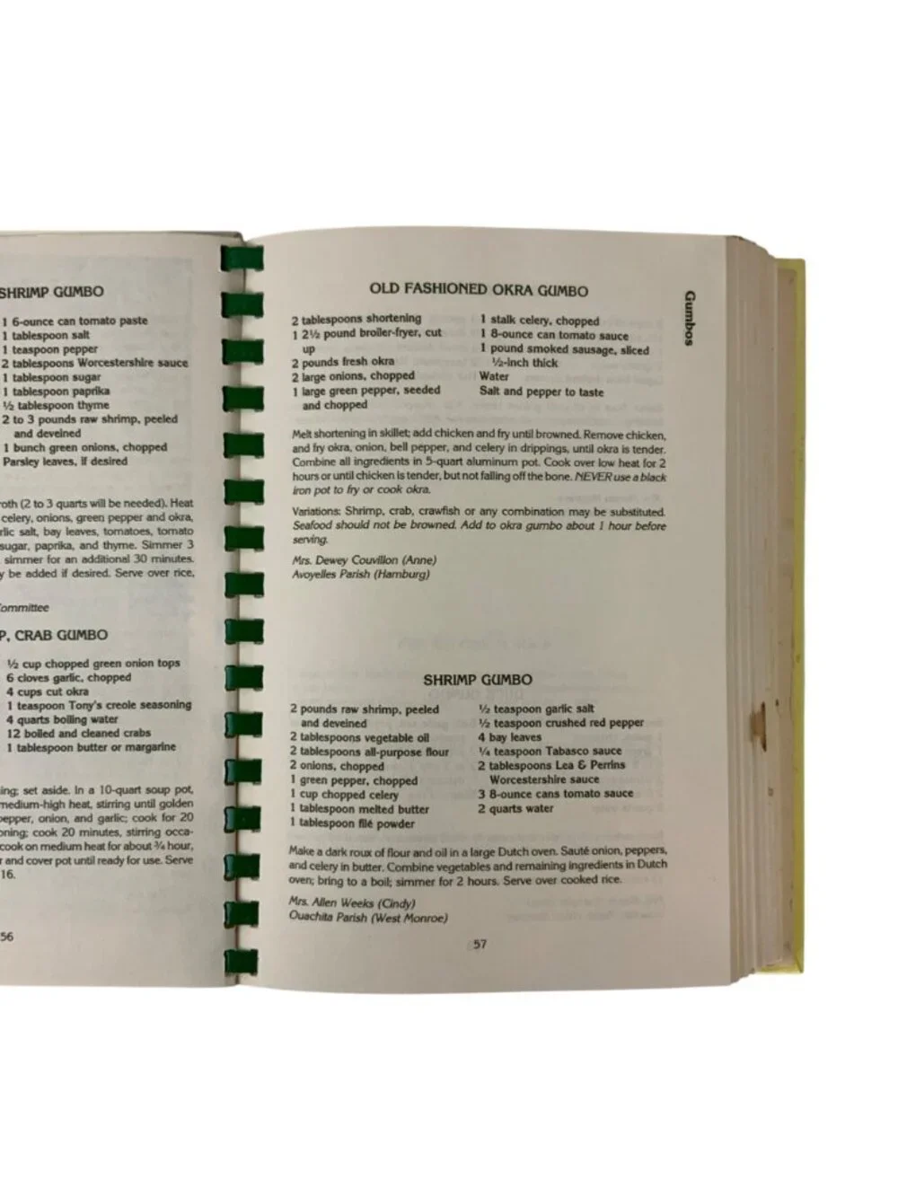 Foods À La Louisiane Cookbook Louisiana Farm Bureau Women Spiral Bound 1992